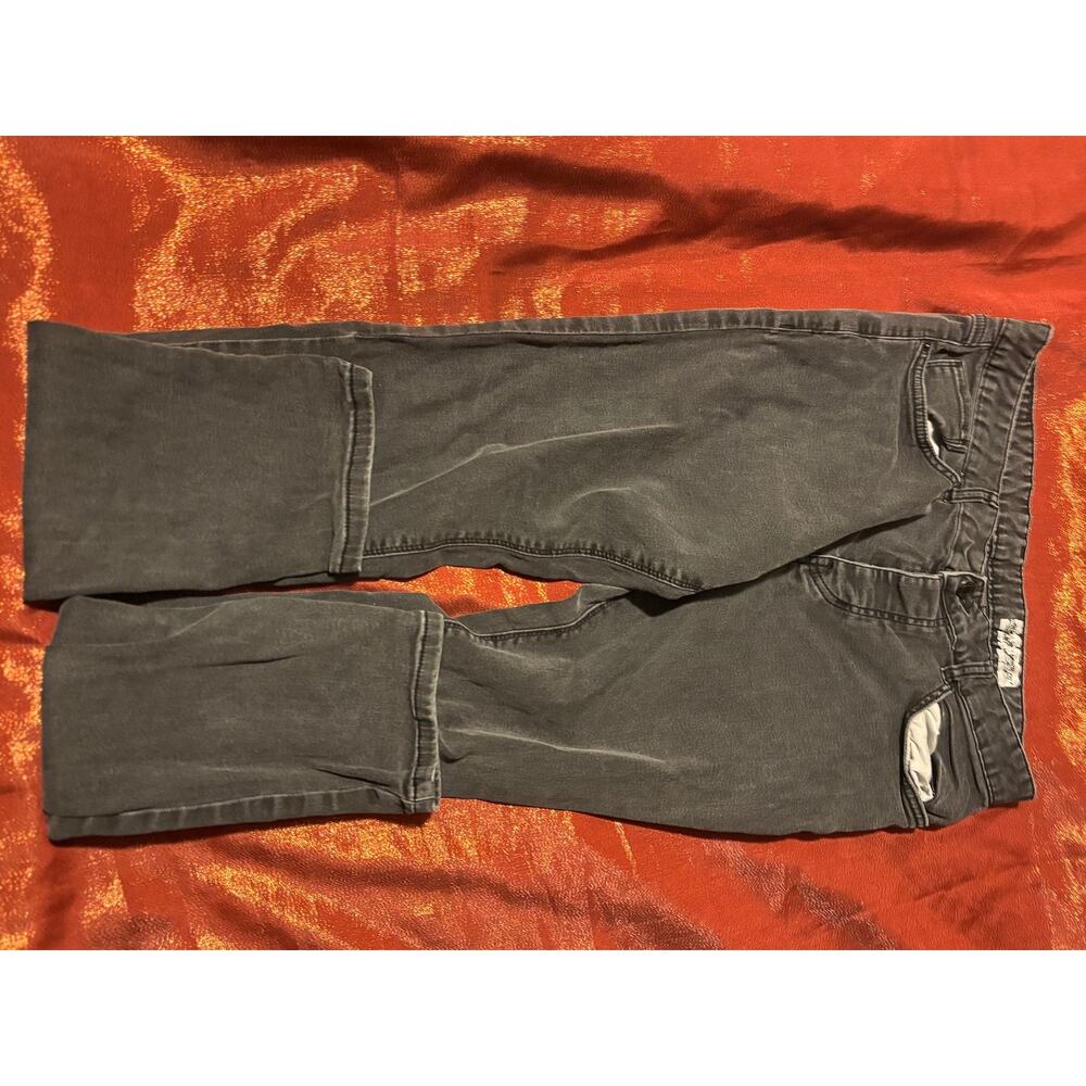 Denim Co Jeans Mens 34 Straight Leg 32 Inseam Gray Faded Wash Five Pocket Casual